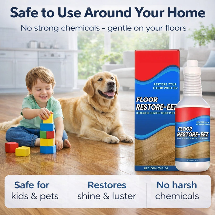 Lorqesia™ Floor Restorer – Fast-drying, non-toxic shine. ✨