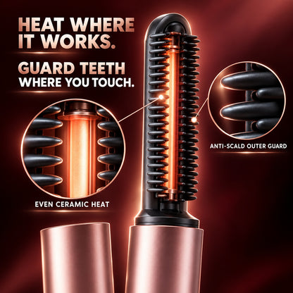 Lorqesia™ Cordless Mini Heated Volumizing Brush