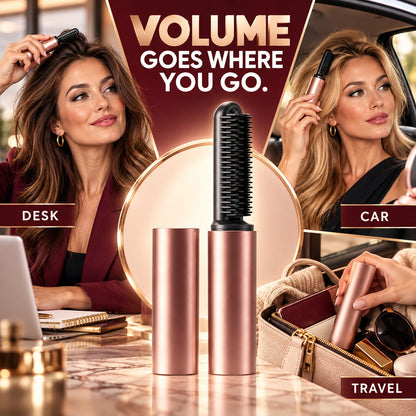 Lorqesia™ Cordless Mini Heated Volumizing Brush