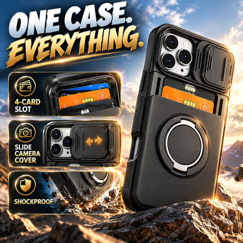 Shockproof Phone Case with Card Holder