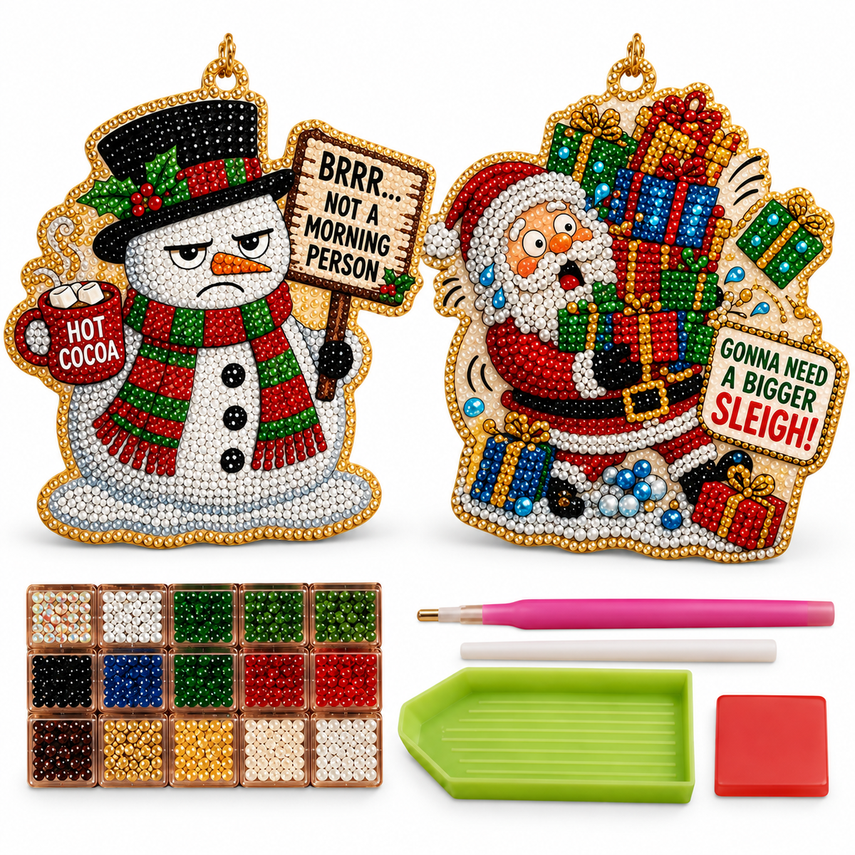Christmas Pearl Art Ornament Kit
