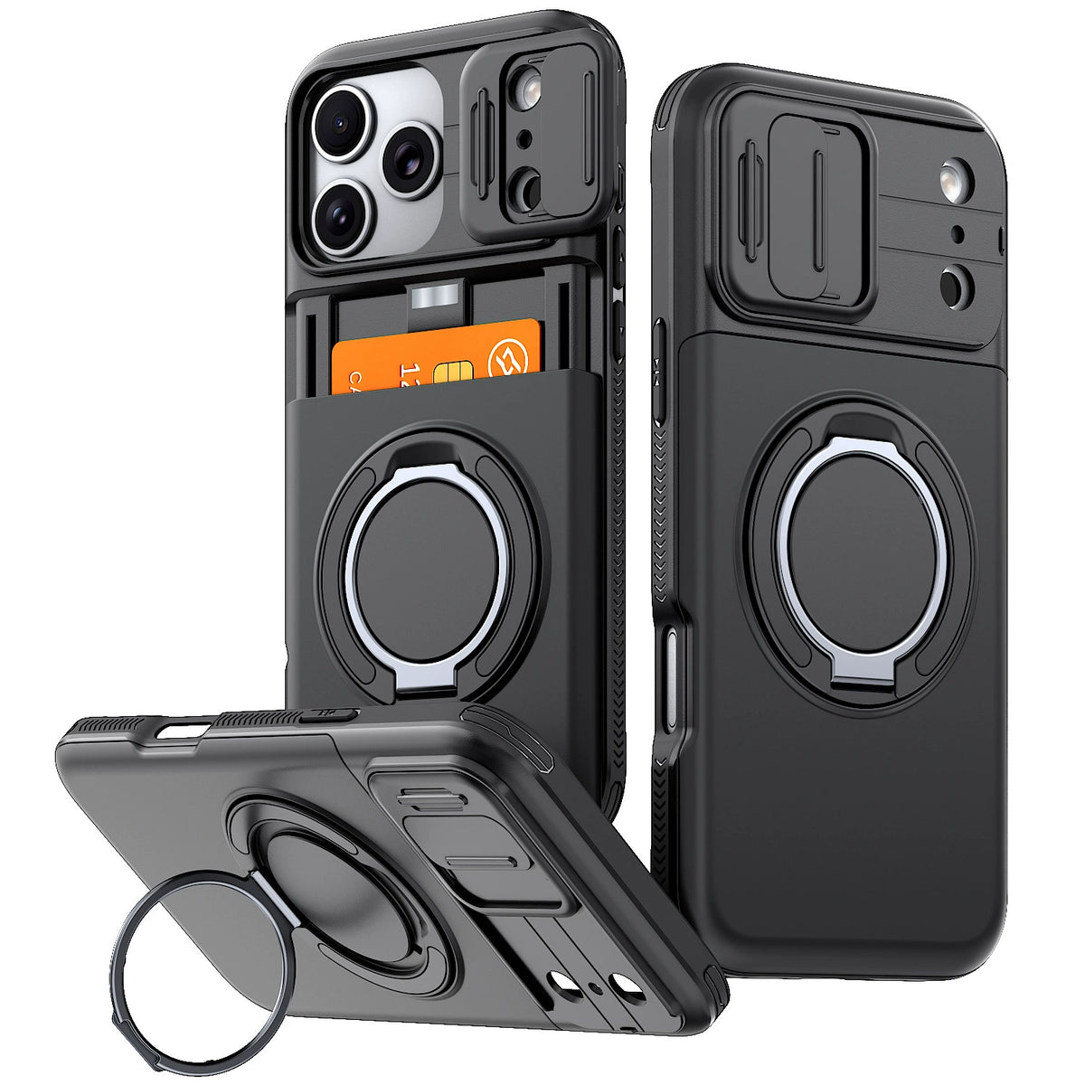 Shockproof Phone Case with Card Holder
