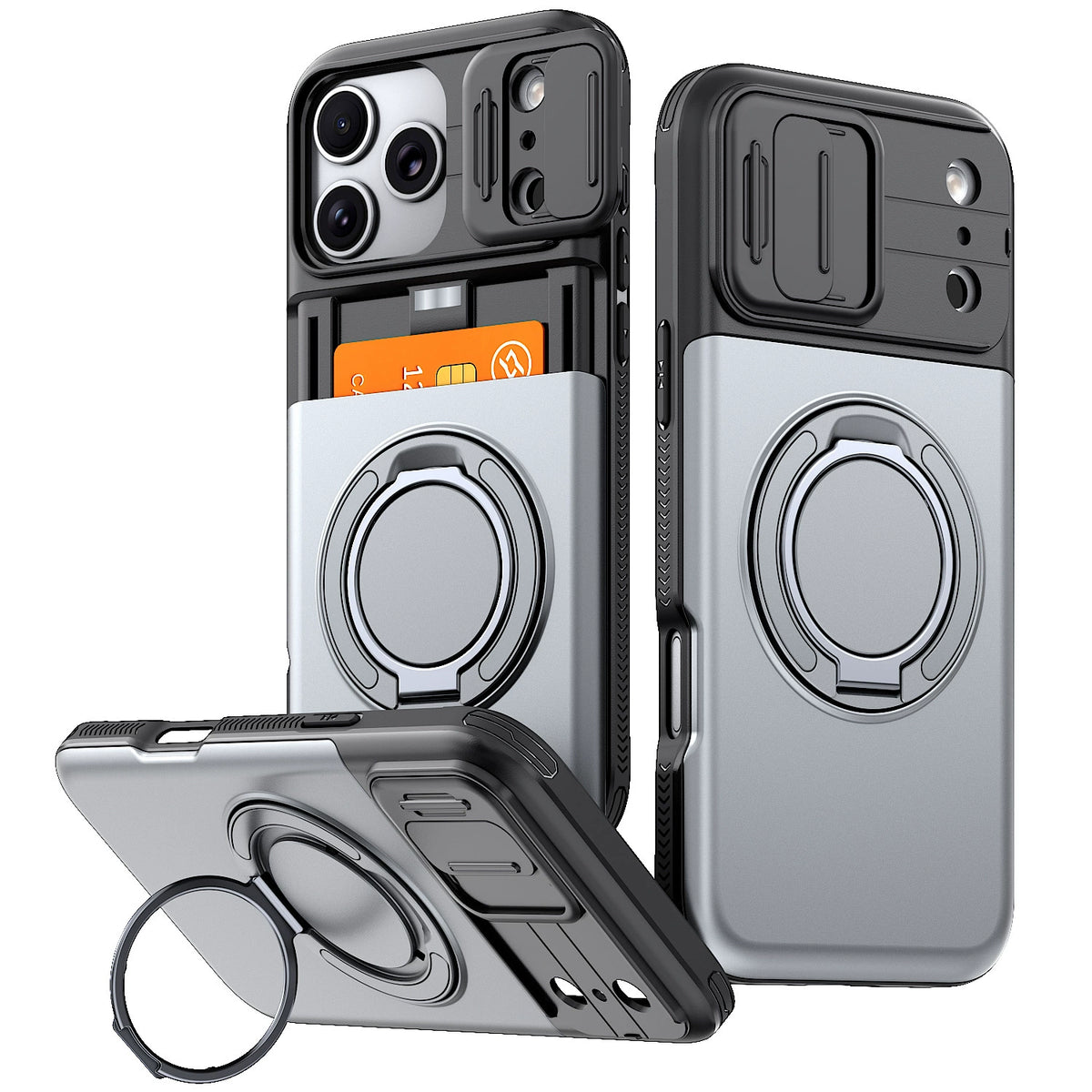 Shockproof Phone Case with Card Holder