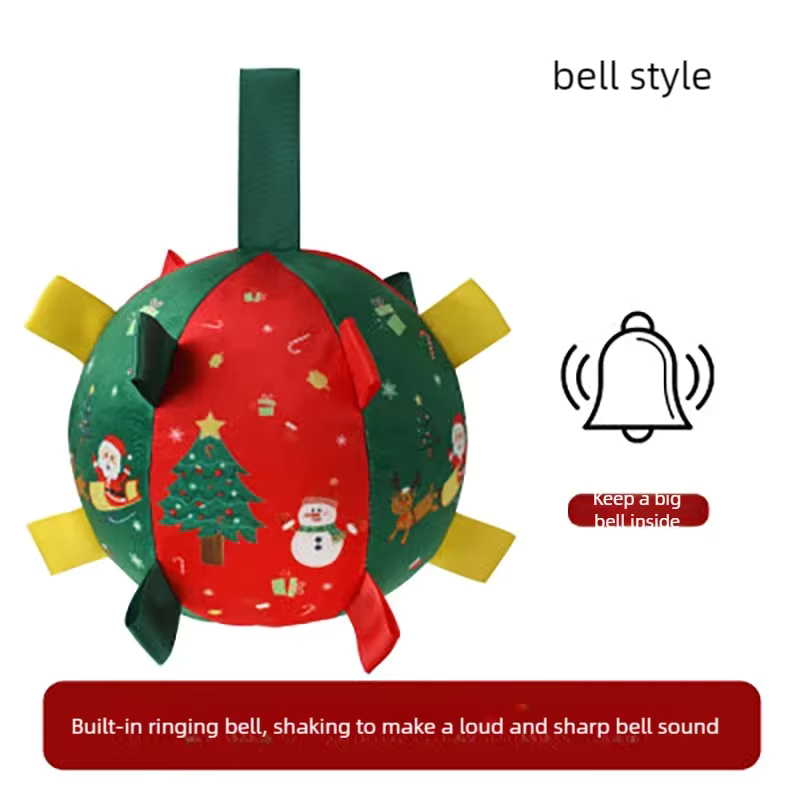 Lorqesia™ Christmas Rattle Ball — Shake, Chase & Cuddle (Offer)