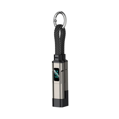 🔥HOT SALE 50% OFF🔥4-in-1 Digital Display Keychain Charging Cable