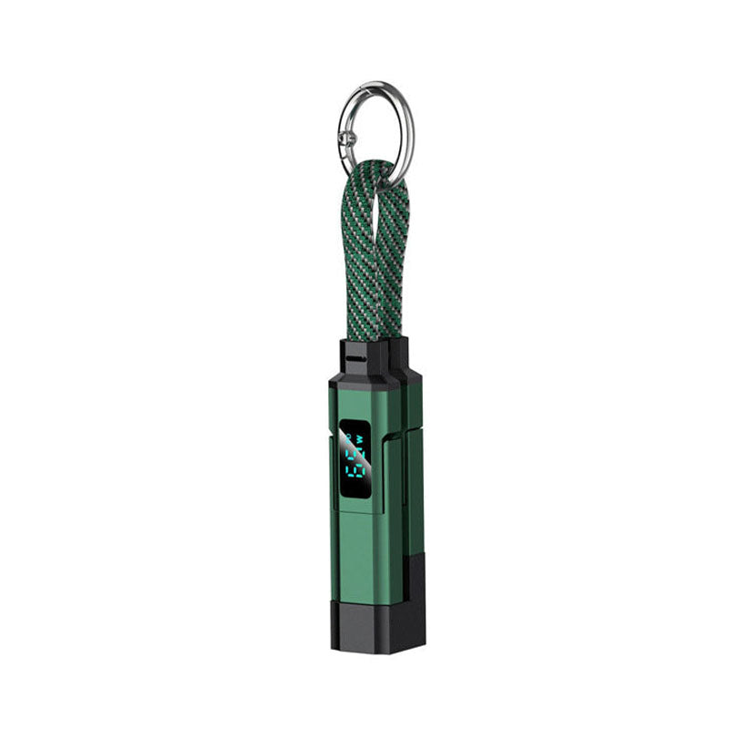 🔥HOT SALE 50% OFF🔥4-in-1 Digital Display Keychain Charging Cable