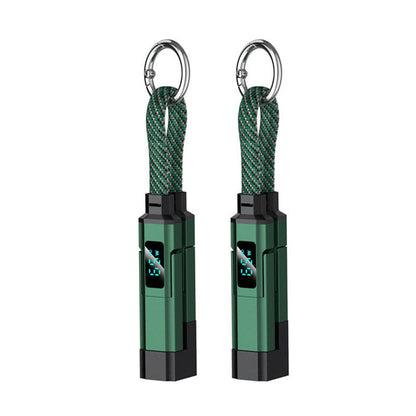 🔥HOT SALE 50% OFF🔥4-in-1 Digital Display Keychain Charging Cable