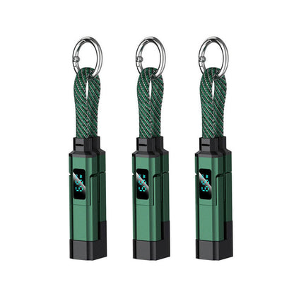 🔥HOT SALE 50% OFF🔥4-in-1 Digital Display Keychain Charging Cable