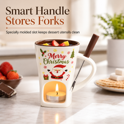 🎄 Christmas Limited Edition Chocolate Fondue Mug – A Sweet Holiday Gift (OFFER)