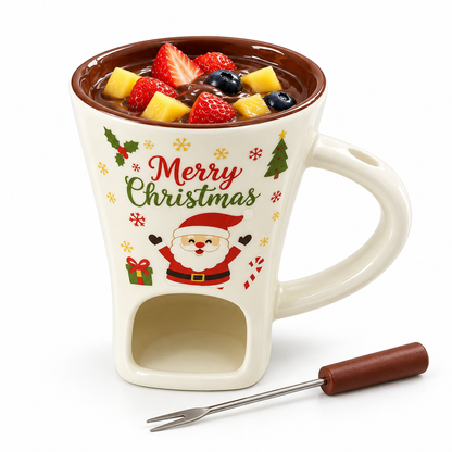 🎄 Christmas Limited Edition Chocolate Fondue Mug – A Sweet Holiday Gift (OFFER)