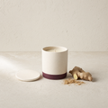 Gingerbread soy candle with fresh ginger root and ground spice