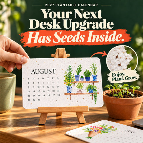 🇨🇦 🌱 2027 Plantable Desk Calendar — A Little Art. A New Beginning. 📅