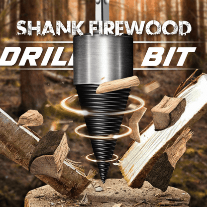 🛠️2026 Seasonal Special ⏳50K+ SOLD! 🔧 Durable Firewood Drill Set – Quick Log Prep