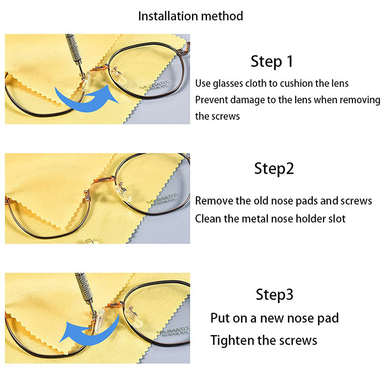 Eyeglass Nose Pad Repair Kit