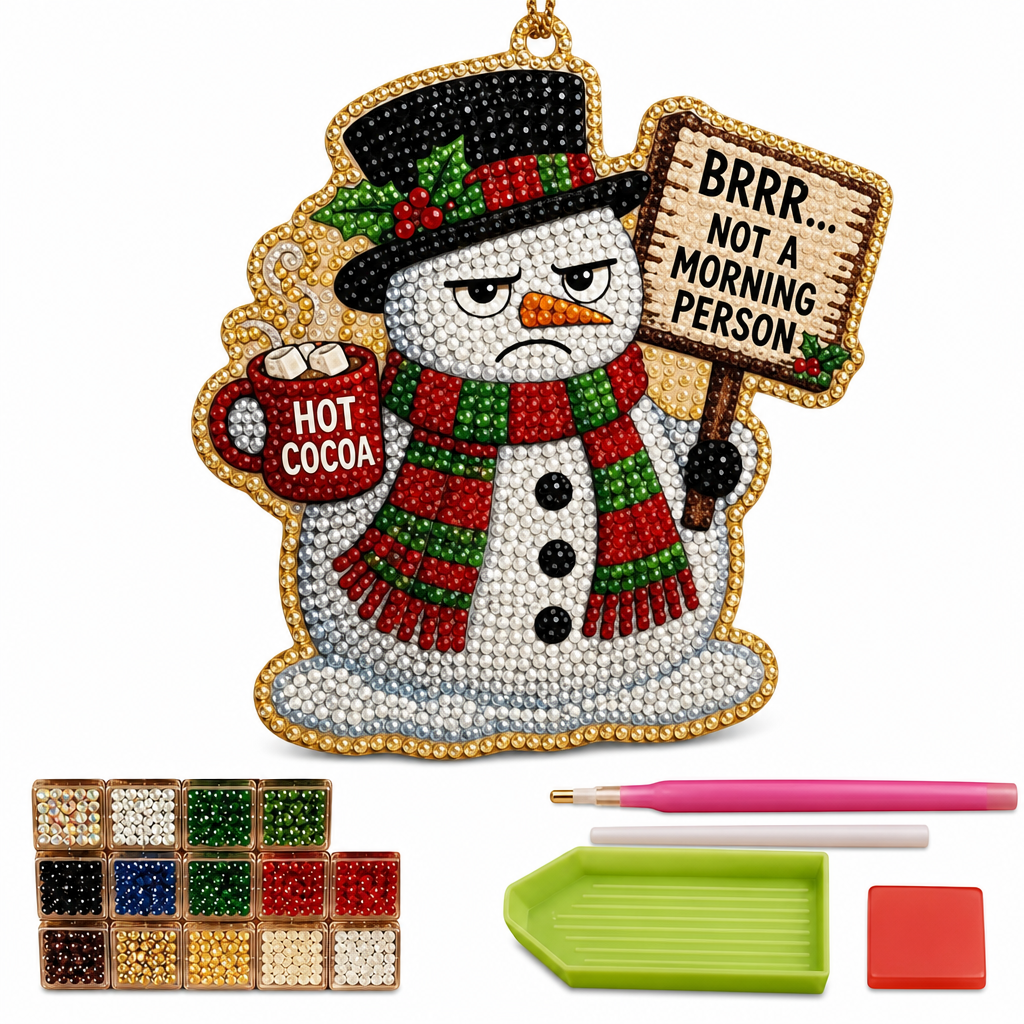 Christmas Pearl Art Ornament Kit