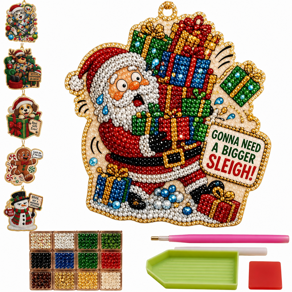 Christmas Pearl Art Ornament Kit